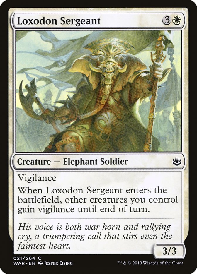 Loxodon Sergeant [War of the Spark] | The Gaming-Verse