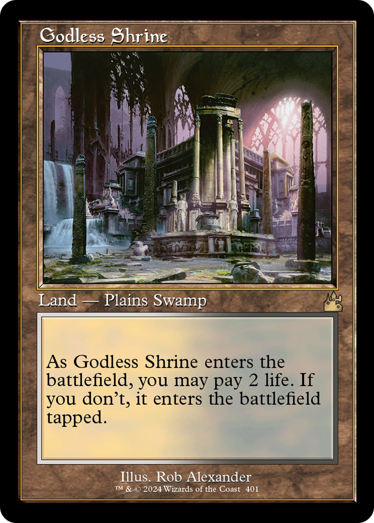 Godless Shrine (Retro) [Ravnica Remastered] | The Gaming-Verse