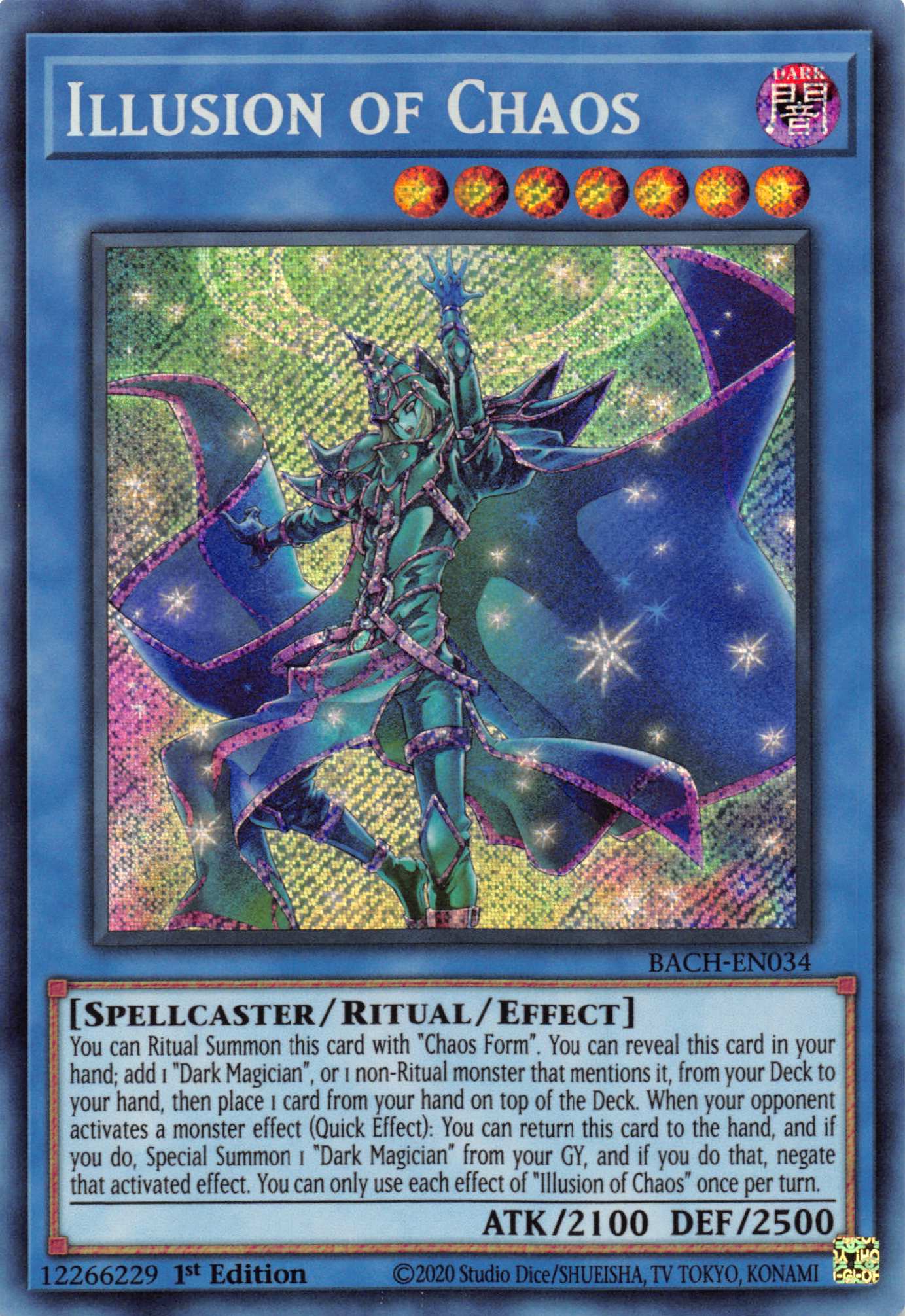 Illusion of Chaos [BACH-EN034] Secret Rare | The Gaming-Verse