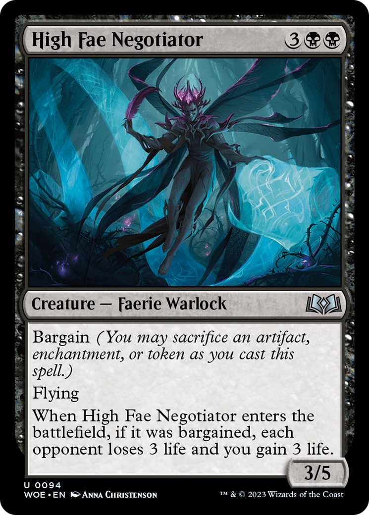 High Fae Negotiator [Wilds of Eldraine] | The Gaming-Verse