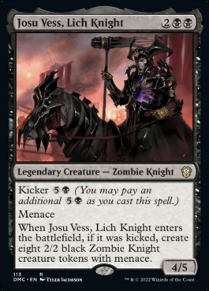 Josu Vess, Lich Knight [Dominaria United Commander] | The Gaming-Verse