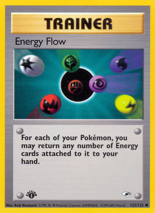 Energy Flow (122/132) [Gym Heroes 1st Edition] | The Gaming-Verse