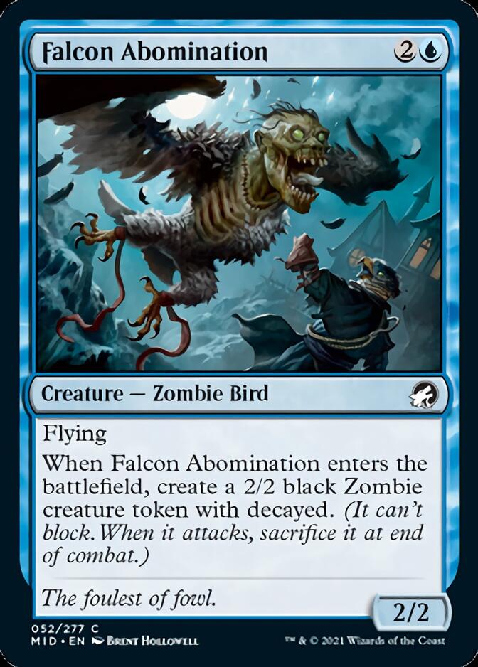Falcon Abomination [Innistrad: Midnight Hunt] | The Gaming-Verse