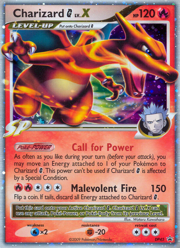 Charizard G LV.X (DP45) [Diamond & Pearl: Black Star Promos] | The Gaming-Verse