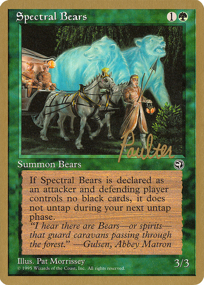 Spectral Bears (Preston Poulter) [Pro Tour Collector Set] | The Gaming-Verse