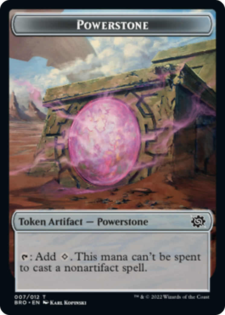 Powerstone Token [The Brothers' War Tokens] | The Gaming-Verse