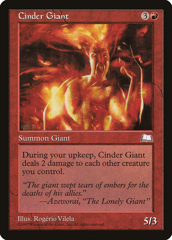 Cinder Giant [Weatherlight] | The Gaming-Verse