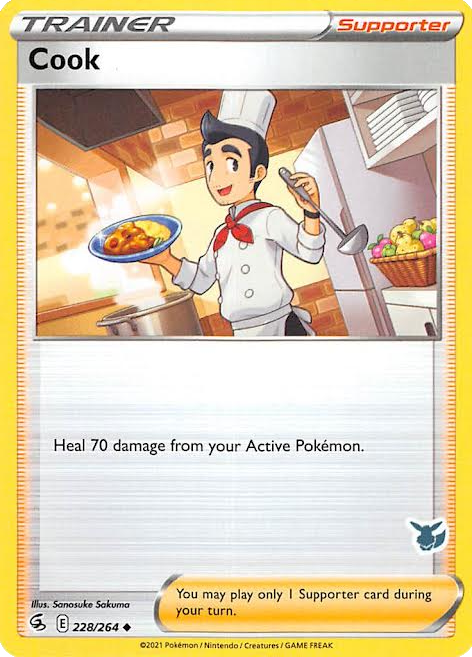 Cook (228/264) (Eevee Deck) [Battle Academy 2022] | The Gaming-Verse