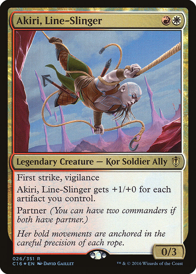 Akiri, Line-Slinger [Commander 2016] | The Gaming-Verse