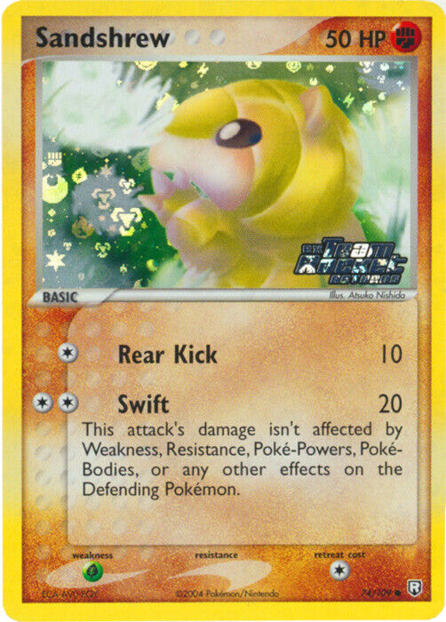 Sandshrew (74/109) (Stamped) [EX: Team Rocket Returns] | The Gaming-Verse