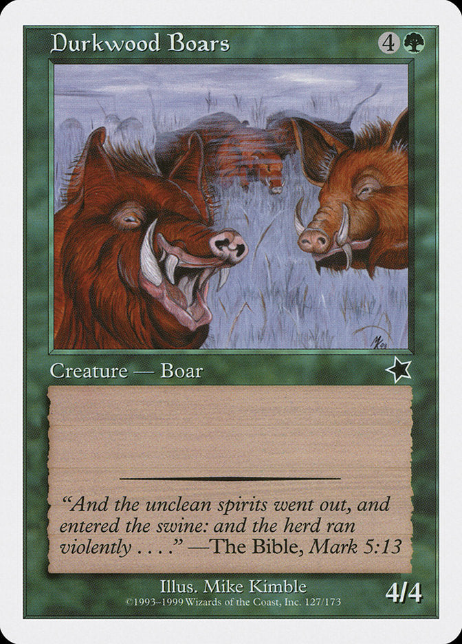 Durkwood Boars [Starter 1999] | The Gaming-Verse