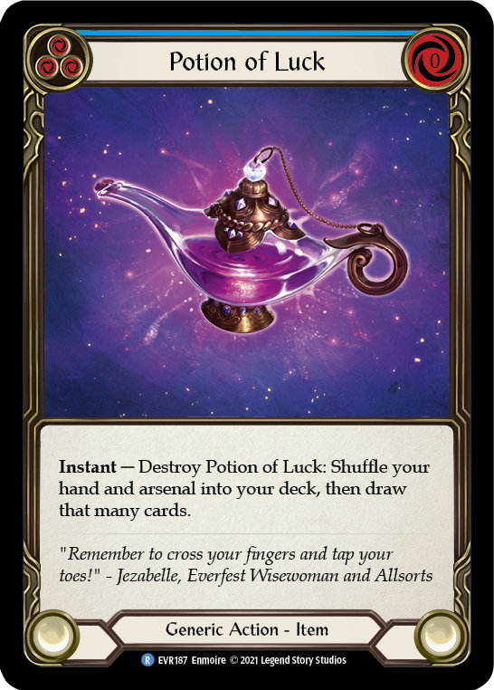 Potion of Luck [EVR187] (Everfest)  1st Edition Cold Foil | The Gaming-Verse