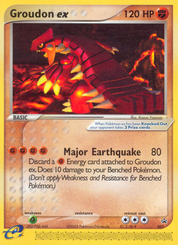 Groudon ex (002) [Nintendo: Black Star Promos] | The Gaming-Verse