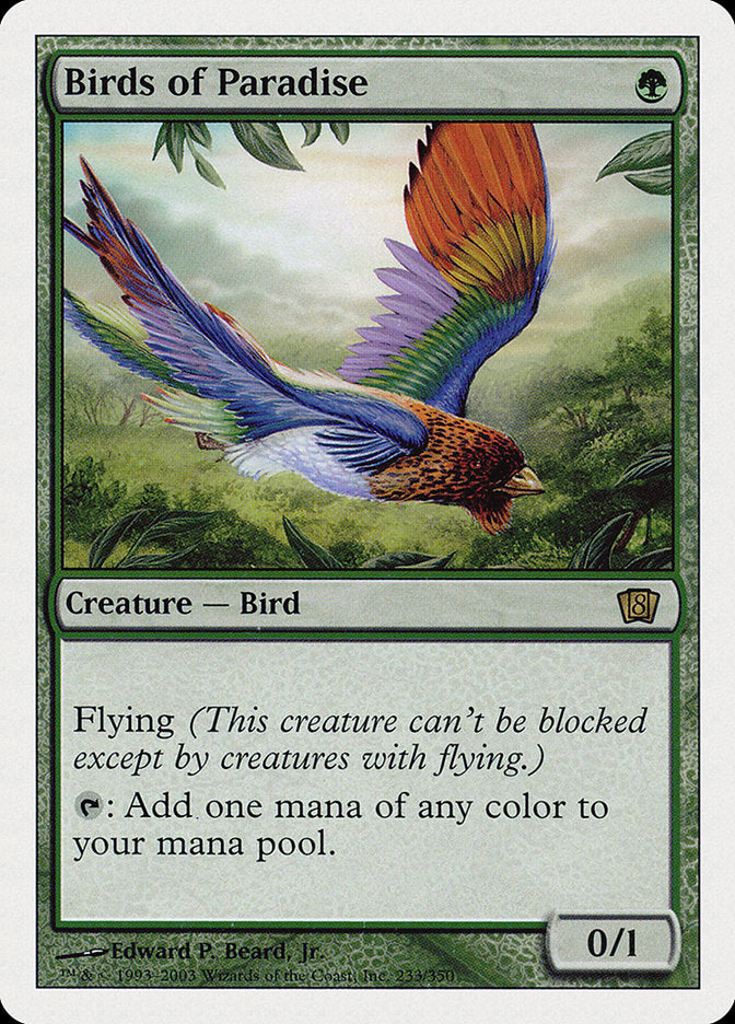 Birds of Paradise [Eighth Edition] | The Gaming-Verse