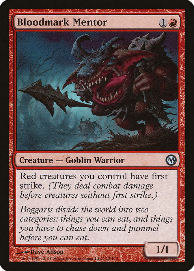 Bloodmark Mentor [Duels of the Planeswalkers] | The Gaming-Verse