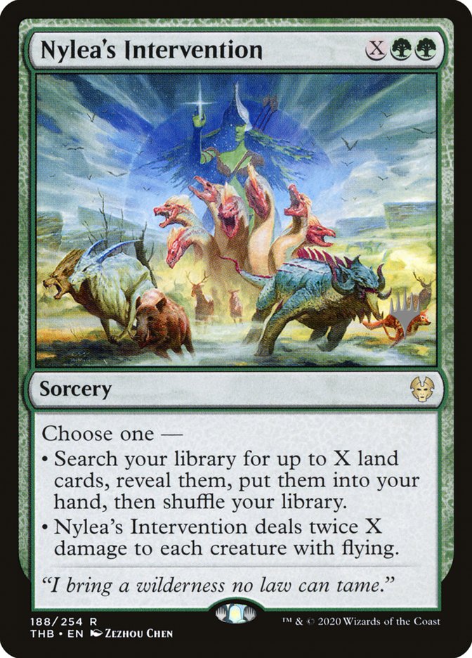 Nylea's Intervention (Promo Pack) [Theros Beyond Death Promos] | The Gaming-Verse