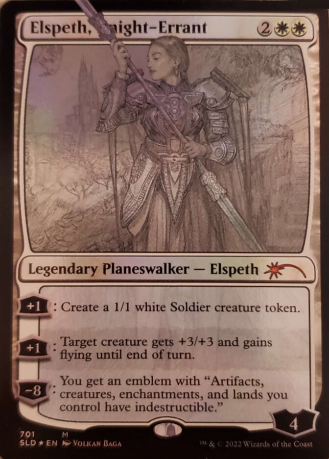 Elspeth, Knight-Errant (Sketch) [Secret Lair Drop Promos] | The Gaming-Verse