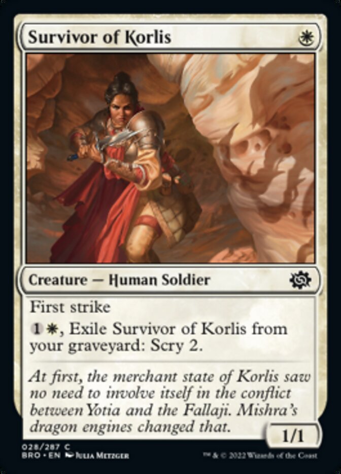 Survivor of Korlis [The Brothers' War] | The Gaming-Verse