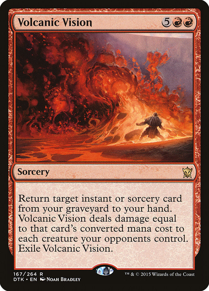 Volcanic Vision [Dragons of Tarkir] | The Gaming-Verse