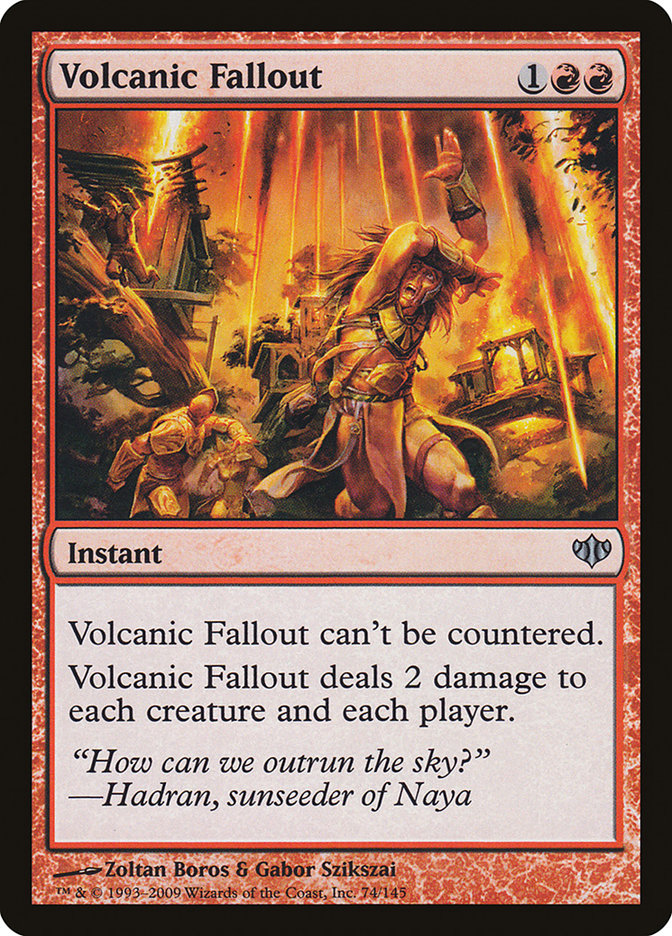 Volcanic Fallout [Conflux] | The Gaming-Verse