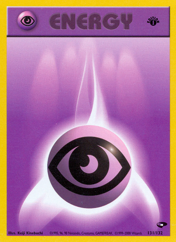 Psychic Energy (131/132) [Gym Challenge 1st Edition] | The Gaming-Verse