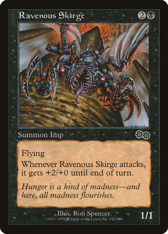 Ravenous Skirge [Urza's Saga] | The Gaming-Verse