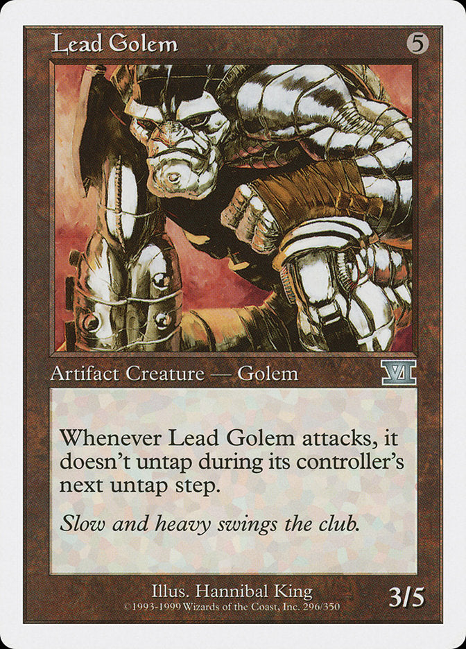 Lead Golem [Classic Sixth Edition] | The Gaming-Verse