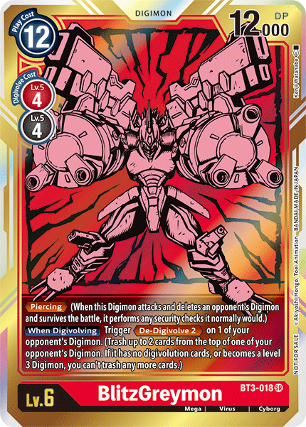 BlitzGreymon [BT3-018] (Alternate Art) [Release Special Booster Ver.1.5] | The Gaming-Verse