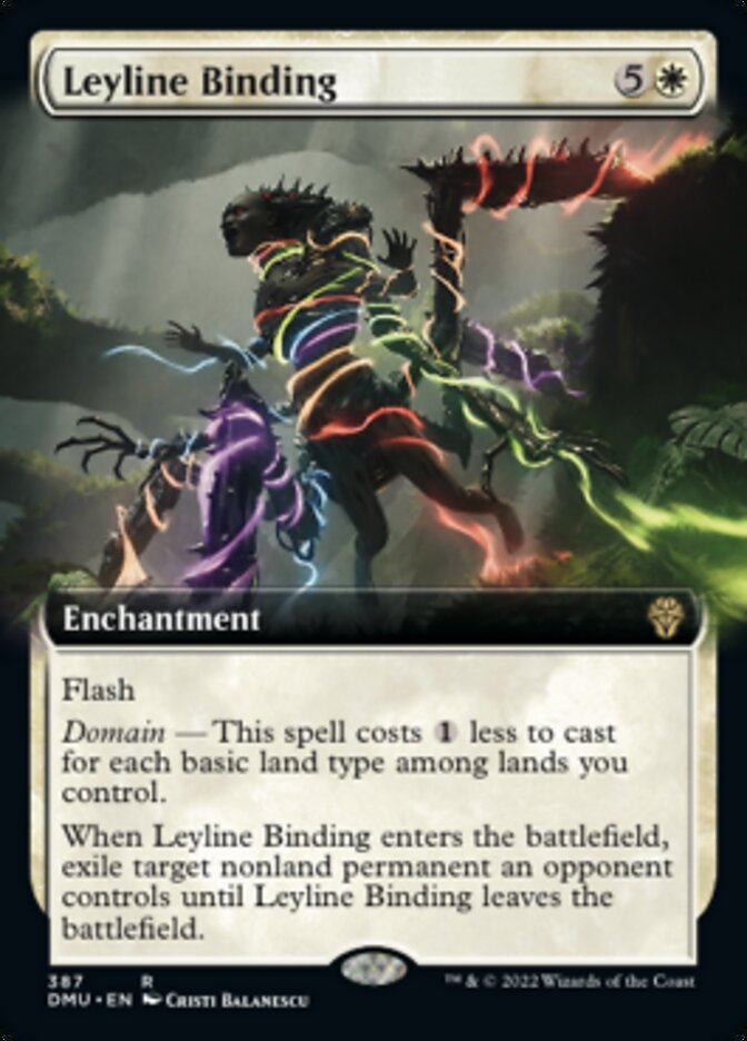 Leyline Binding (Extended Art) [Dominaria United] | The Gaming-Verse