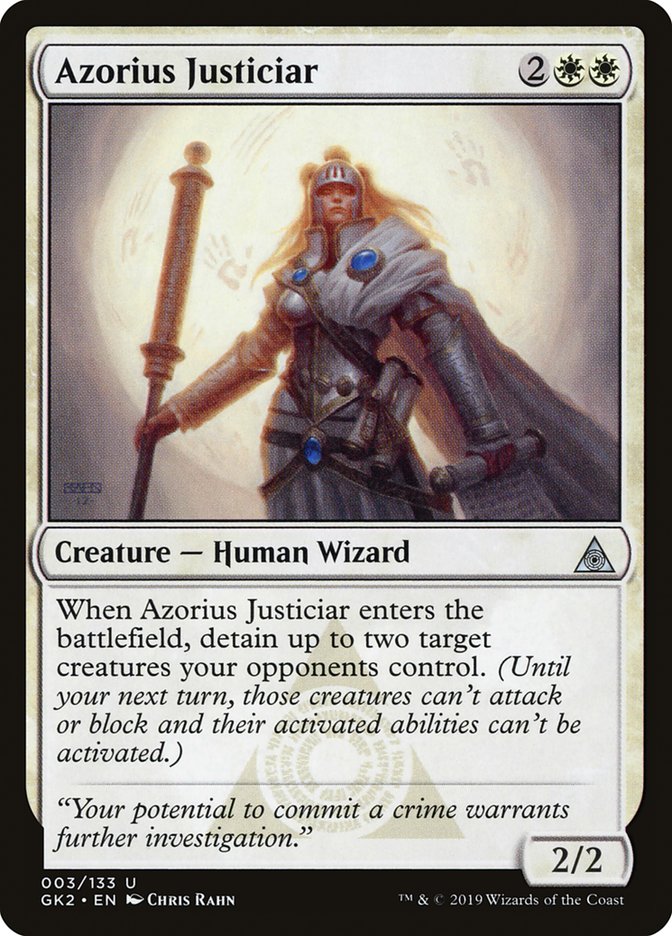 Azorius Justiciar [Ravnica Allegiance Guild Kit] | The Gaming-Verse