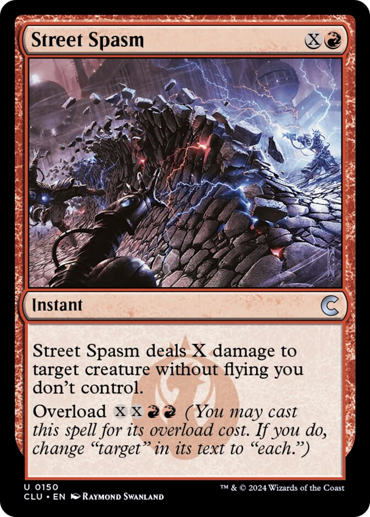 Street Spasm [Ravnica: Clue Edition] | The Gaming-Verse