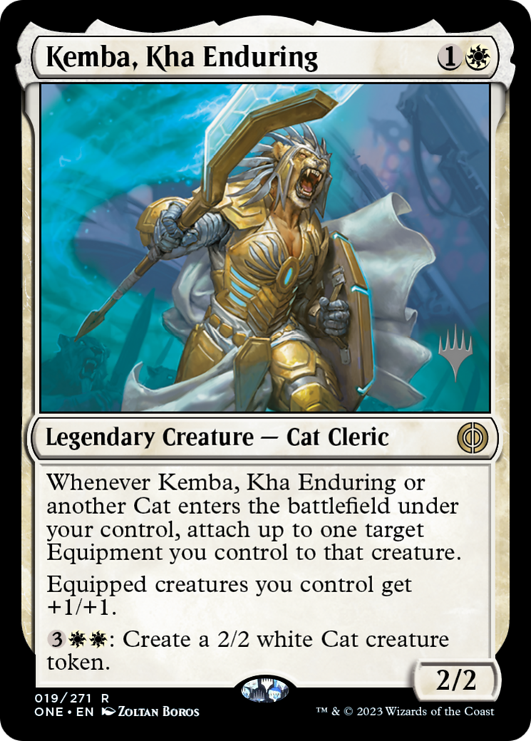 Kemba, Kha Enduring (Promo Pack) [Phyrexia: All Will Be One Promos] | The Gaming-Verse