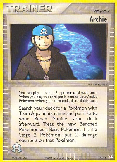 Archie (71/95) [EX: Team Magma vs Team Aqua] | The Gaming-Verse