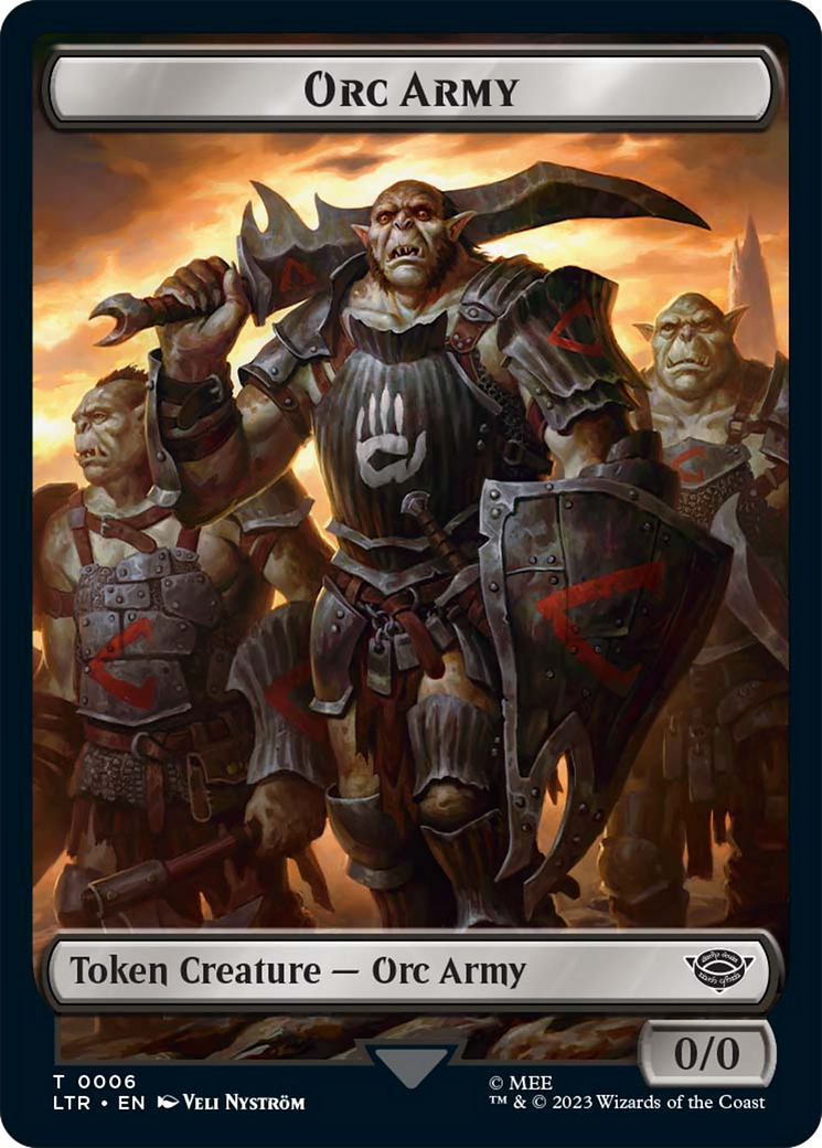 Food (10) // Orc Army (06) Double-Sided Token [The Lord of the Rings: Tales of Middle-Earth Tokens] | The Gaming-Verse