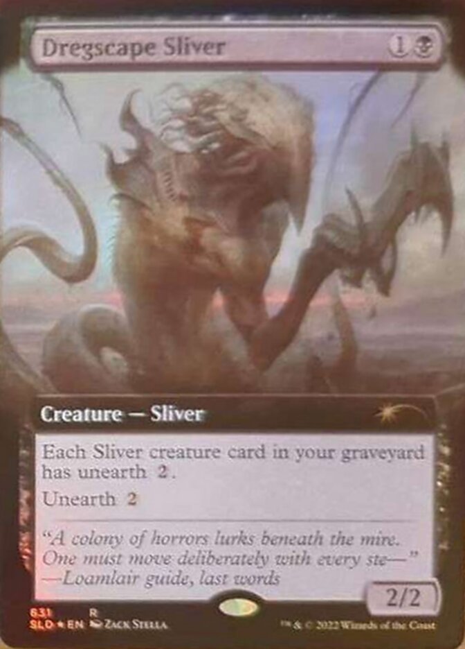 Dregscape Sliver (Extended Art) [Secret Lair Drop Promos] | The Gaming-Verse