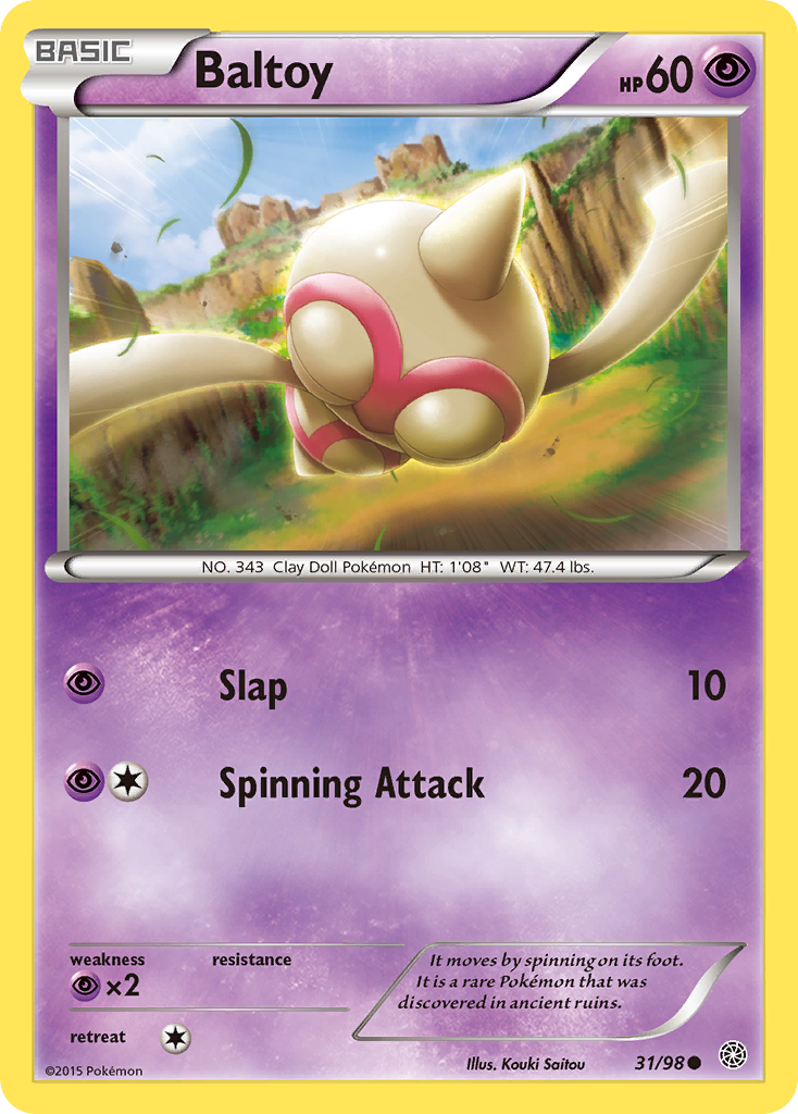 Baltoy (31/98) [XY: Ancient Origins] | The Gaming-Verse