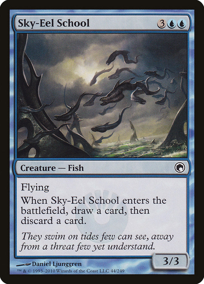 Sky-Eel School [Scars of Mirrodin] | The Gaming-Verse