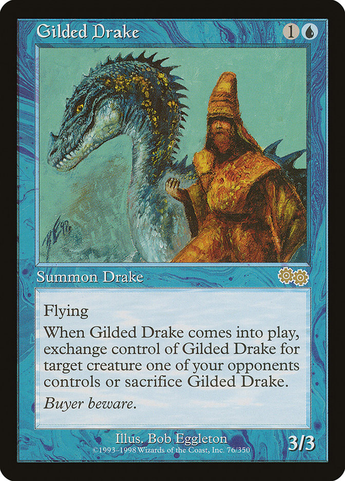 Gilded Drake [Urza's Saga] | The Gaming-Verse