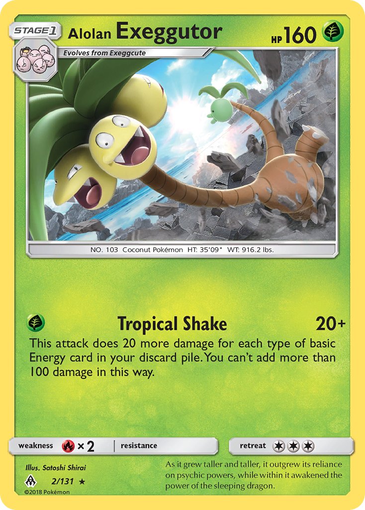 Alolan Exeggutor (2/131) (Theme Deck Exclusive) [Sun & Moon: Forbidden Light] | The Gaming-Verse