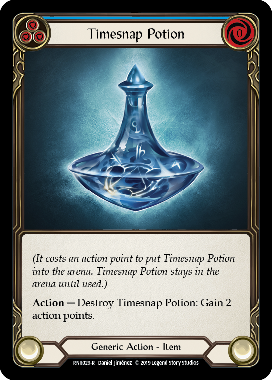 Timesnap Potion [RNR029-R] (Rhinar Hero Deck)  1st Edition Normal | The Gaming-Verse