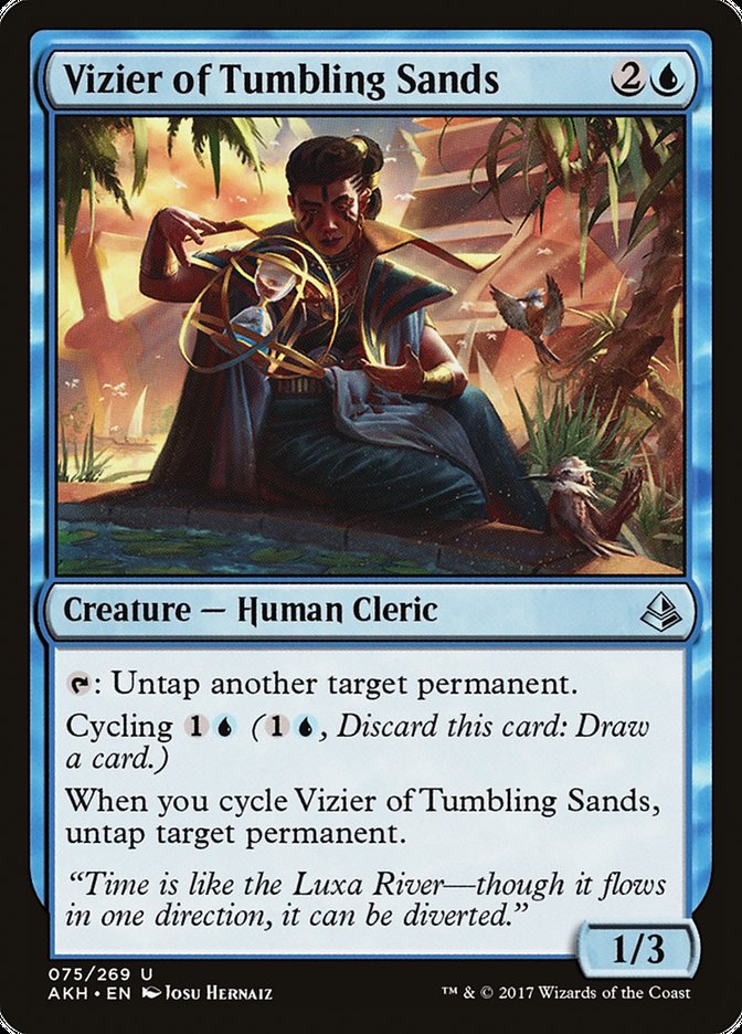 Vizier of Tumbling Sands [Amonkhet] | The Gaming-Verse