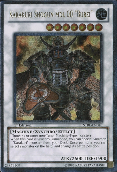 Karakuri Shogun mdl 00 "Burei" [STBL-EN043] Ultimate Rare | The Gaming-Verse