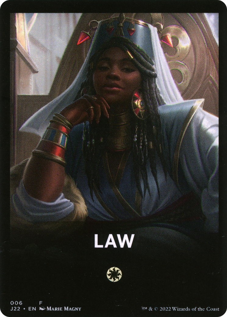 Law Theme Card [Jumpstart 2022 Front Cards] | The Gaming-Verse