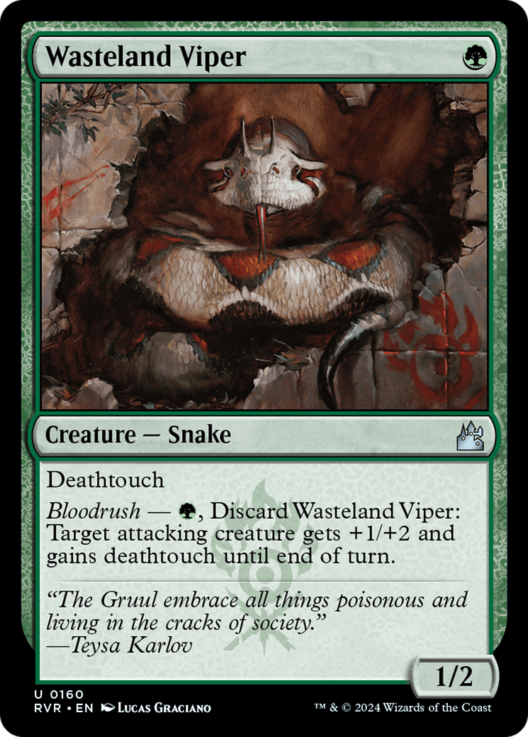 Wasteland Viper [Ravnica Remastered] | The Gaming-Verse