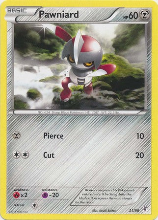 Pawniard (21/30) [XY: Trainer Kit 1 - Bisharp] | The Gaming-Verse