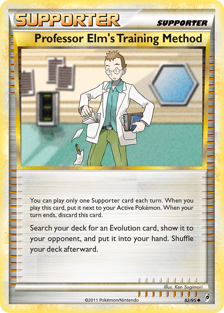 Professor Elm's Training Method (82/95) [HeartGold & SoulSilver: Call of Legends] | The Gaming-Verse