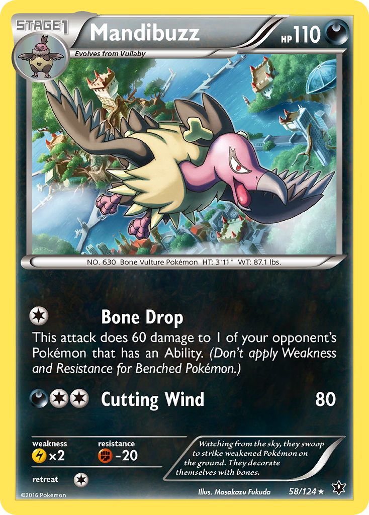 Mandibuzz (58/124) [XY: Fates Collide] | The Gaming-Verse