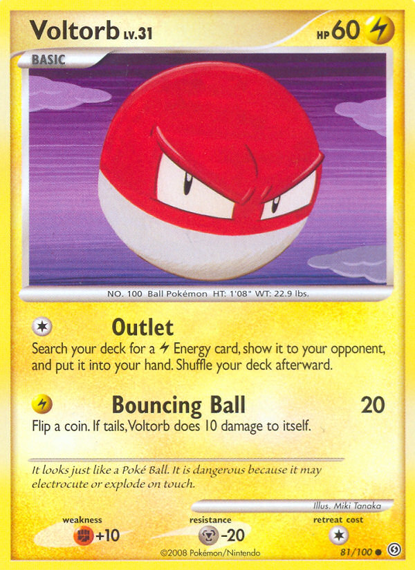 Voltorb (81/100) [Diamond & Pearl: Stormfront] | The Gaming-Verse