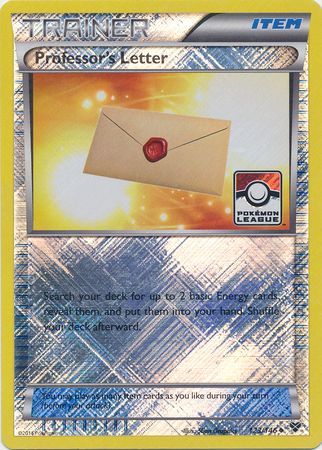 Professor's Letter (123/146) (League Promo) [XY: Base Set] | The Gaming-Verse