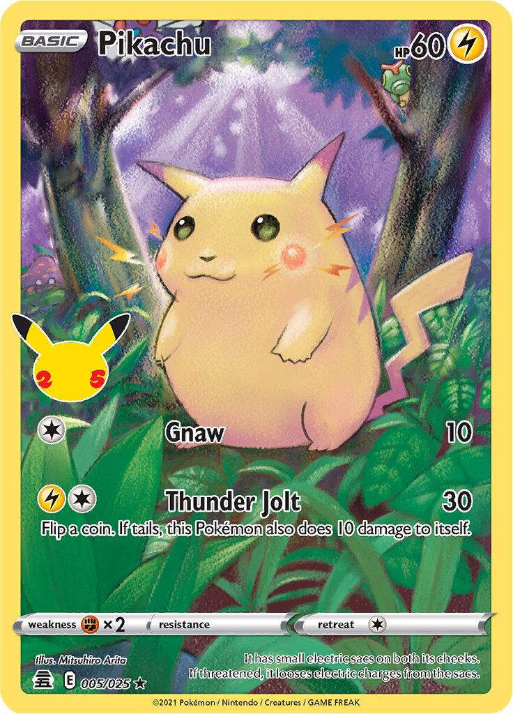 Pikachu (005/025) [Celebrations: 25th Anniversary] | The Gaming-Verse